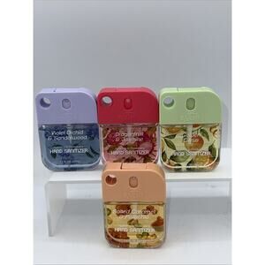 Wish Hydrating & Moisturizing Hand Sanitizer Spray 1.2oz Travel Size Set of 4